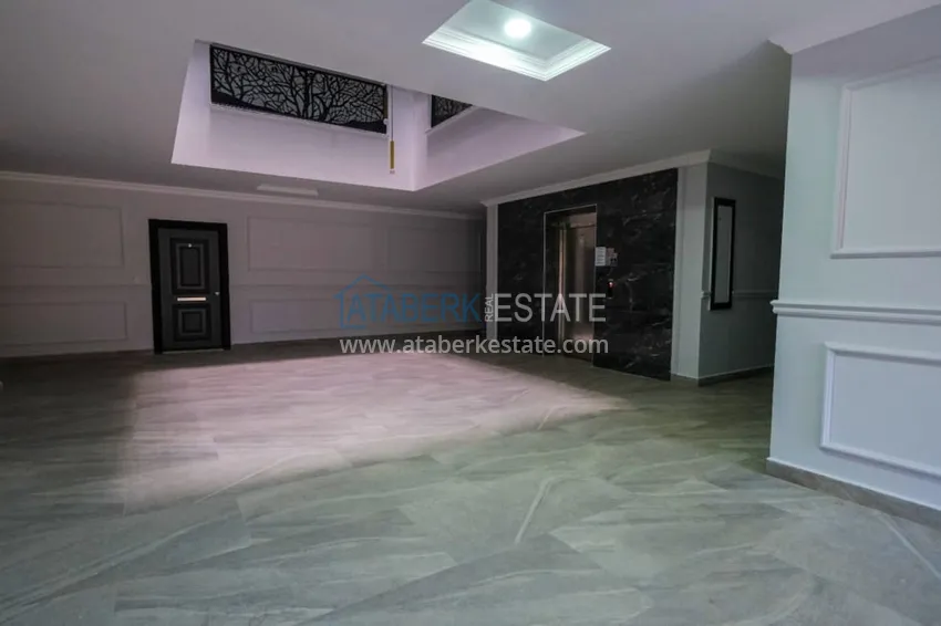 Садовый дуплекс 3+1 с мебелью в районе Оба – Алания  15 