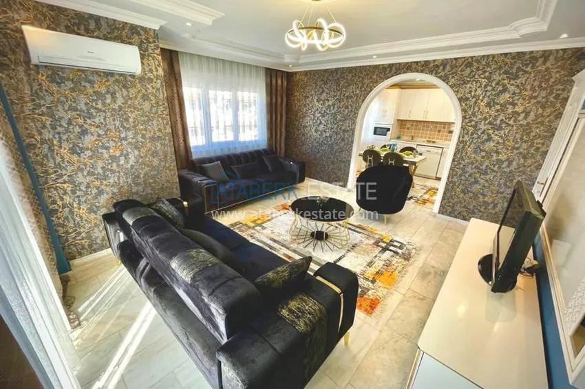 Приобрести Дуплекс 4+1 в районе Оба с современной мебелью. Район открыт для ВНЖ 7 