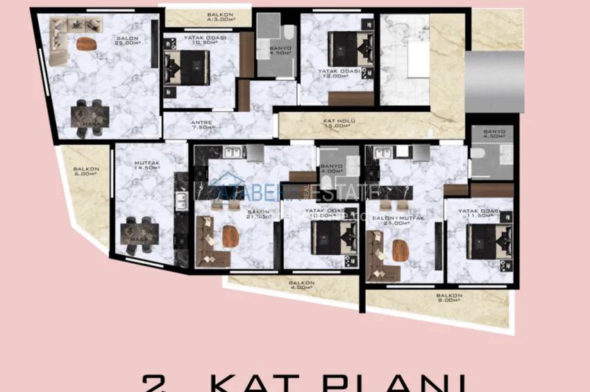 Купить дешево Инвестиционная недвижимость на этапе строительства в районе Демирташ  1 