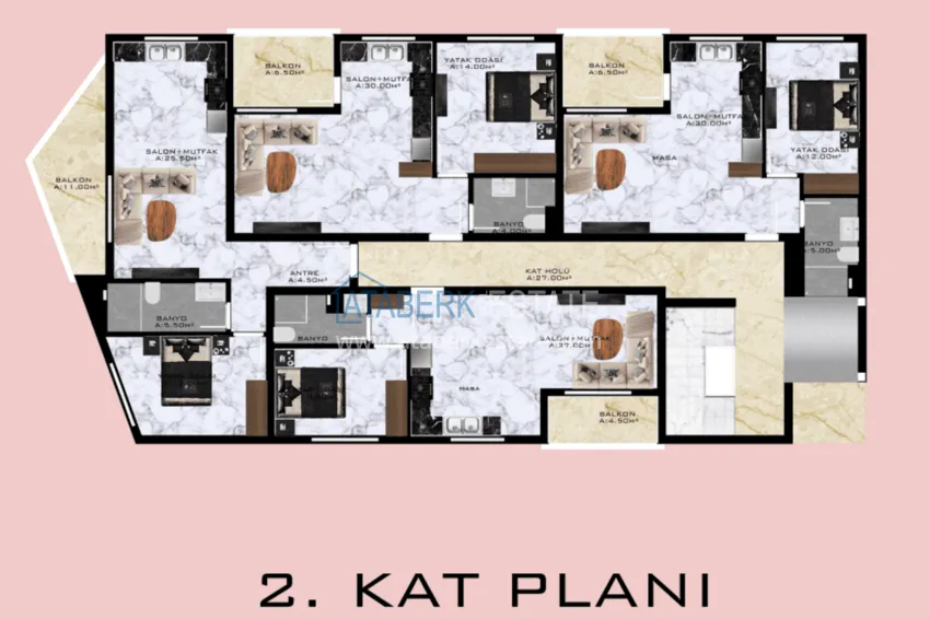 Купить дешево Инвестиционная недвижимость на этапе строительства в районе Демирташ  4 