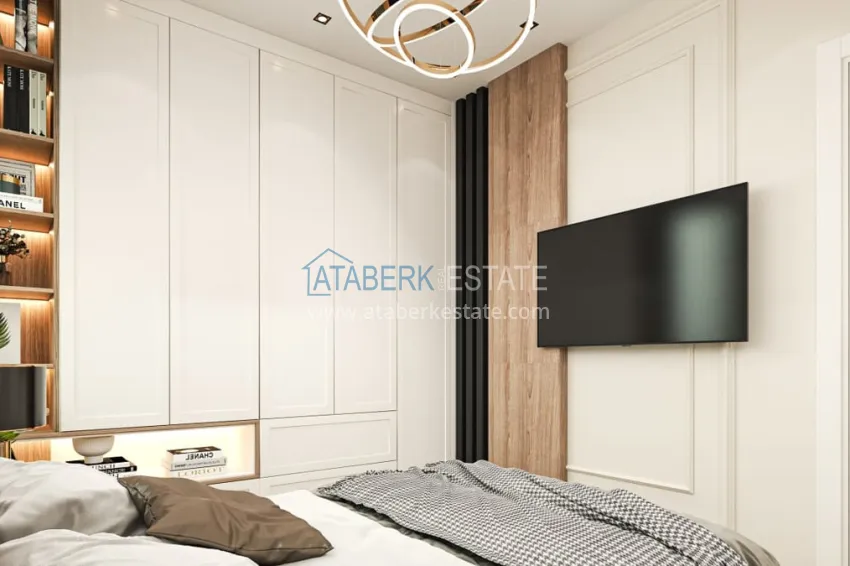 Приобрести Новый привлекательный жилой комплекс в Алании, район Демирташ  10 