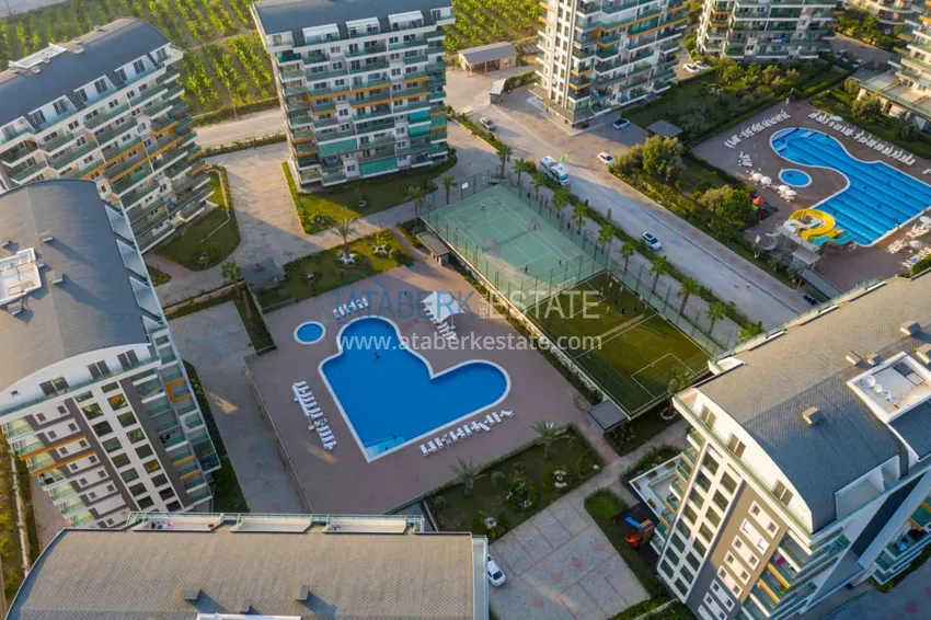 Студия 1+0 с мебелью и застеклённым балконом, район Авсаллар – Алания 6 