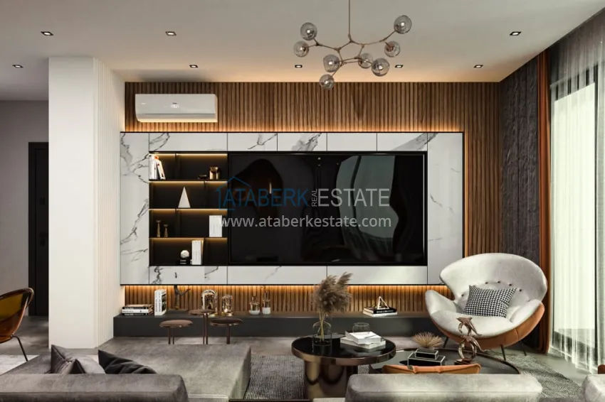 Приобрести Новый привлекательный жилой комплекс в Алании, район Демирташ  15 