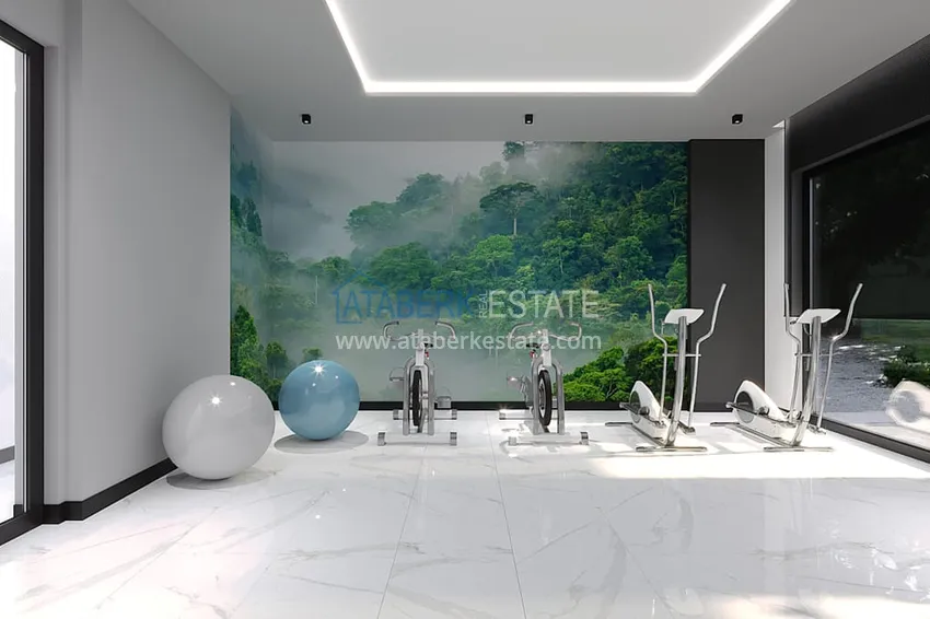 Современный проект резиденции с инфраструктурой в Газипаше  12 