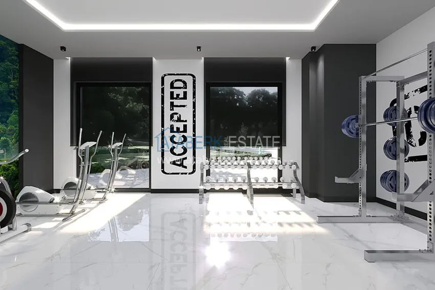 Современный проект резиденции с инфраструктурой в Газипаше  13 