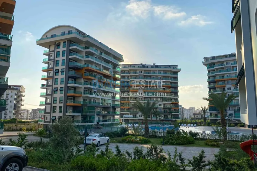 Студия 1+0 с мебелью и застеклённым балконом, район Авсаллар – Алания 11 