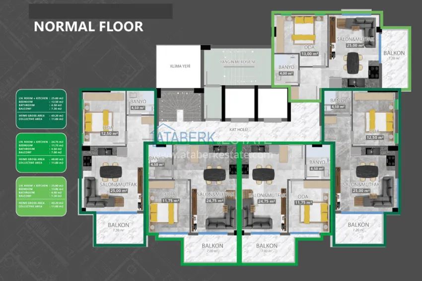 Купить дешево Новый привлекательный жилой комплекс в Алании, район Демирташ  3 