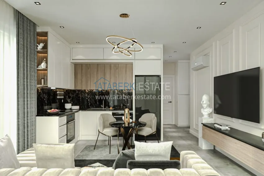 Приобрести Новый привлекательный жилой комплекс в Алании, район Демирташ  1 