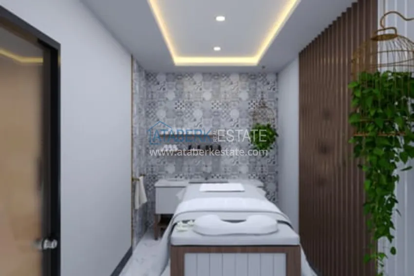 Современный проект резиденции с инфраструктурой в Газипаше  17 