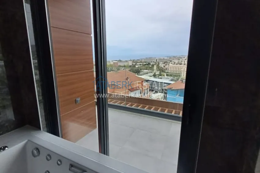 Приобрести Видовая двухуровневая вилла в резиденции с концепцией отеля 5 звезд – Конаклы, Алания 26