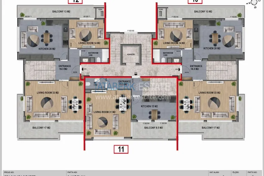 Купить дешево Недвижимость от застройщика в резиденции сегмента люкс в районе Оба, Алания 2 