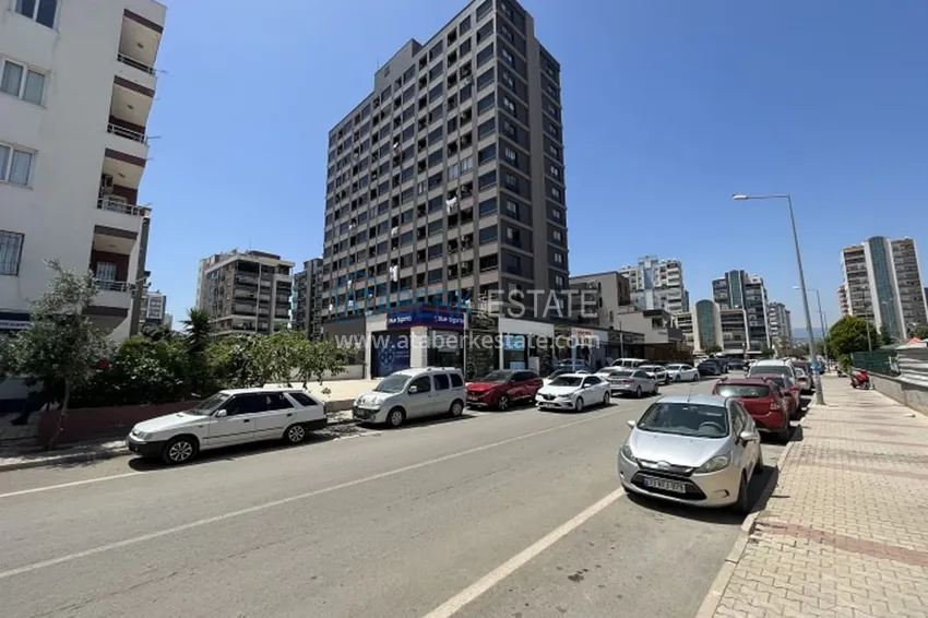 Апартаменты 1+1 с мебелью и техникой, частично вид на море в районе Мезитли-Мерсин 5 