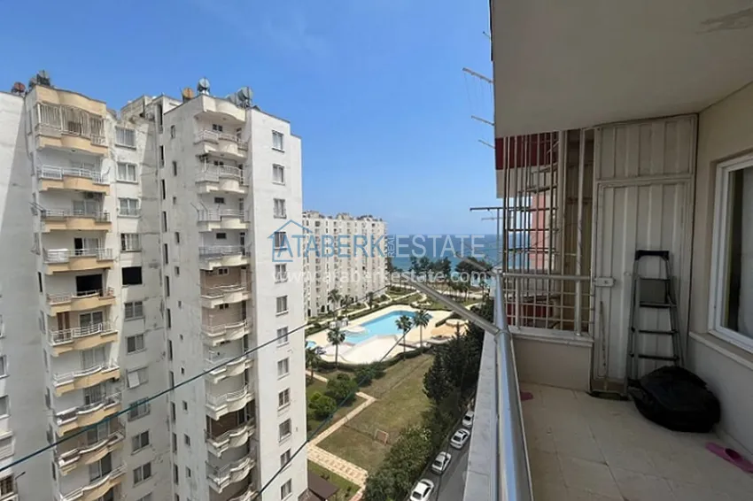 Квартира 2+1 с видом на море в районе Томюк-Мерсин, меблированная 7 