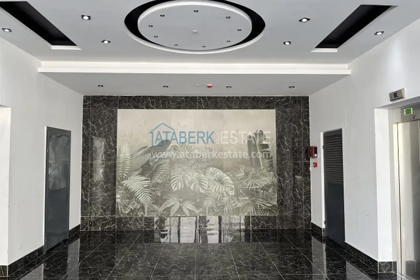 Апартаменты 1+1 с мебелью и техникой, частично вид на море в районе Мезитли-Мерсин 15 