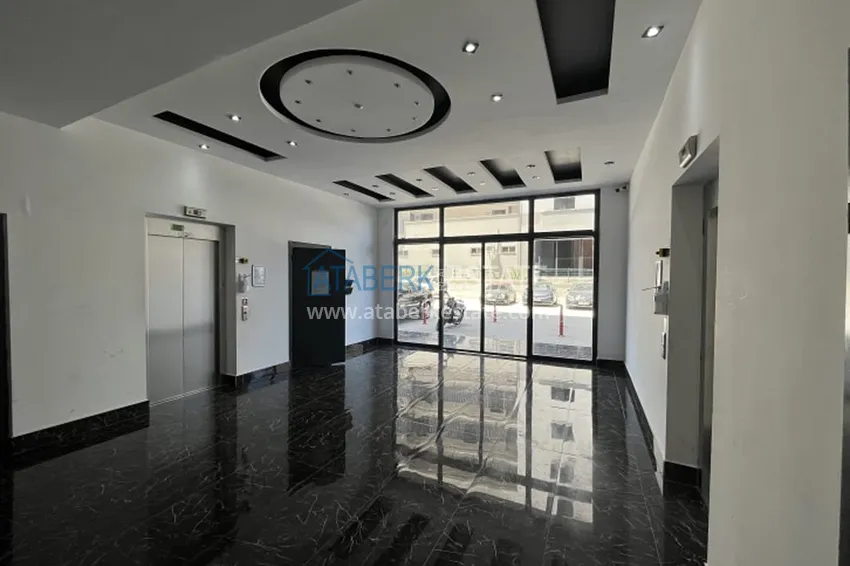 Апартаменты 1+1 с мебелью и техникой, частично вид на море в районе Мезитли-Мерсин 16 