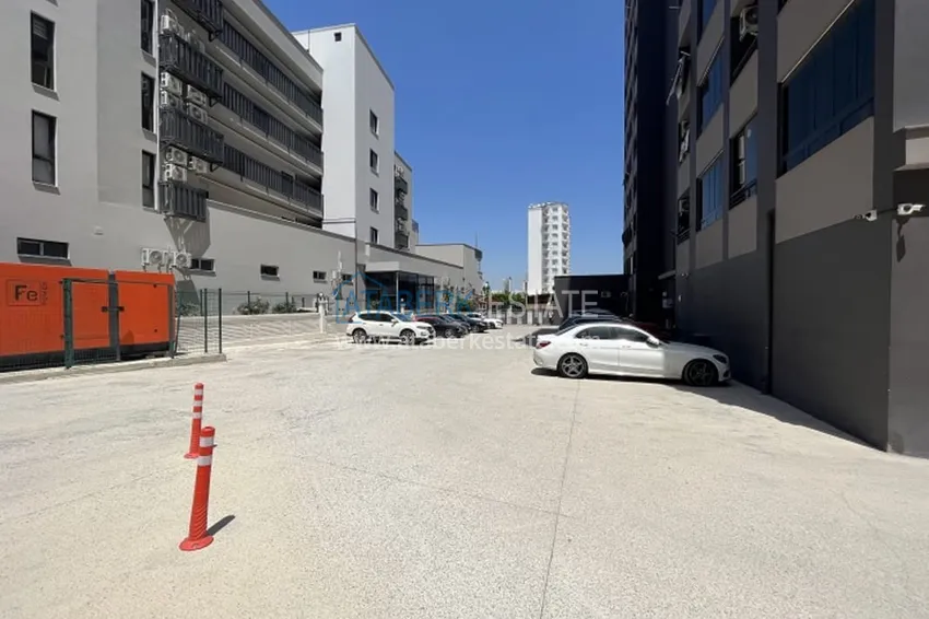 Апартаменты 1+1 с мебелью и техникой, частично вид на море в районе Мезитли-Мерсин 8 