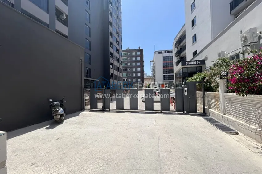 Апартаменты 1+1 с мебелью и техникой, частично вид на море в районе Мезитли-Мерсин 11 