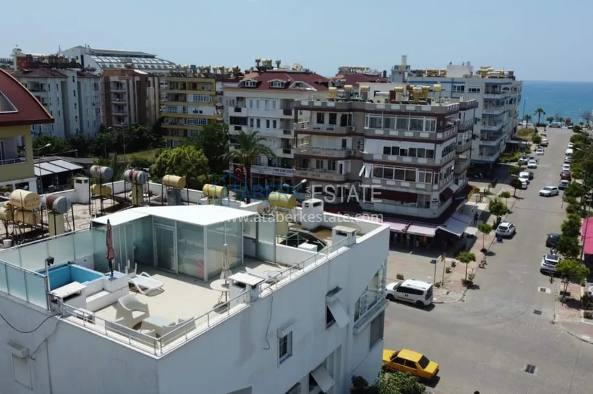 Квартира-дуплекс 2+1 с мебелью в Алании район Оба, в 250 метрах от моря 2 