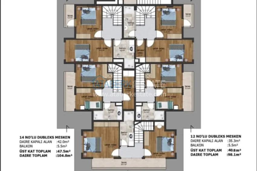 Купить дешево Новый строящейся проект резиденции комфорт-класса в районе Оба, Алания 3 