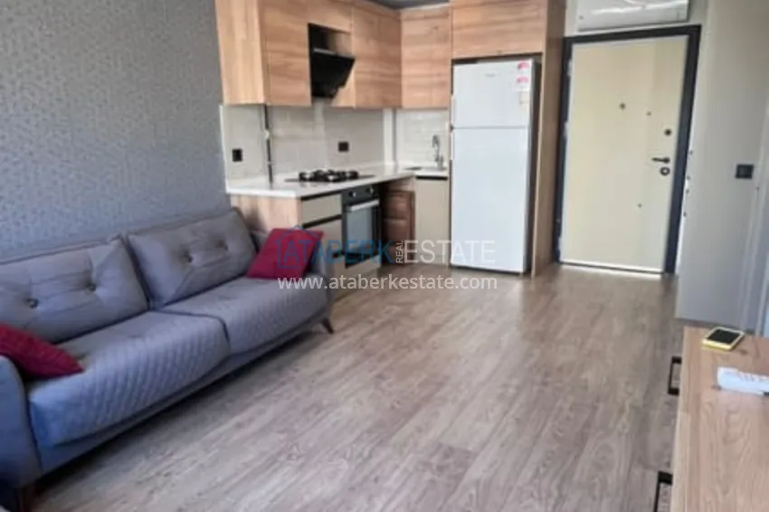 Приобрести Квартира 1+1 с мебелью и техникой в Анталии, Хурма по доступной цене напрямую от застройщика 1 