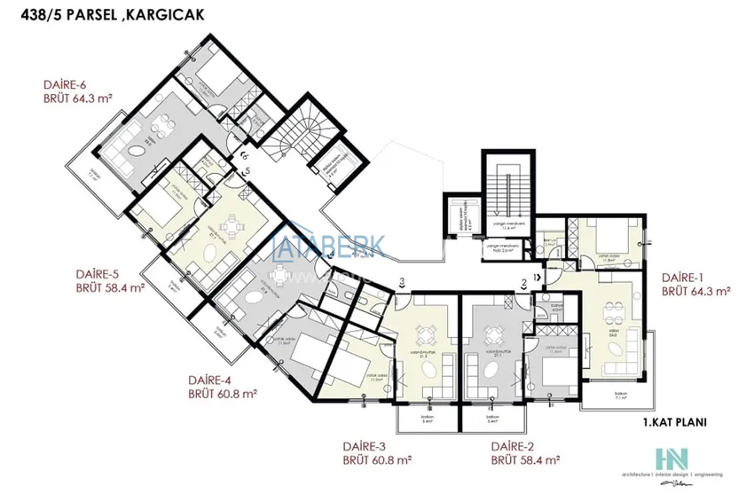 Купить дешево Квартиры у моря от застройщика – вторая береговая, Каргыджак, Алания 2 