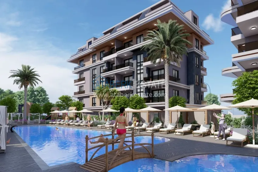 🔥Наш проект! Недорогая инвестиционная недвижимость без посредников на этапе строительства в районе Оба, Алания 11