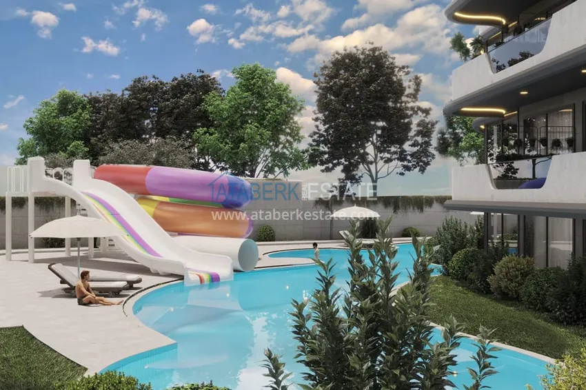 Новый проект на этапе строительства. Квартиры в Газипаше от застройщика 9 