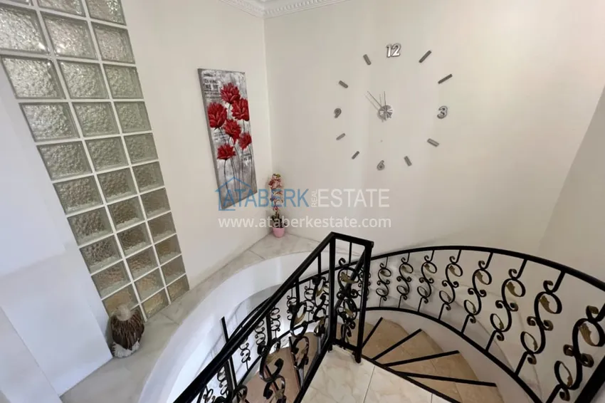 Приобрести Квартира-дуплекс 2+1 с мебелью в Алании район Оба, в 250 метрах от моря 10 