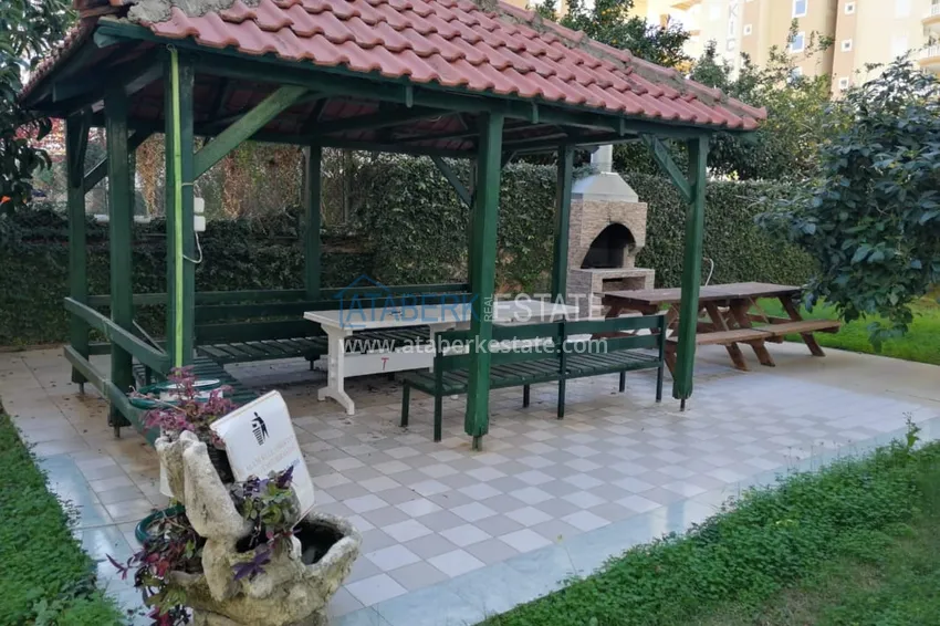 Квартира 1+1 меблированная в жилом комплексе с инфраструктурой, район Махмутлар – Алания  11 