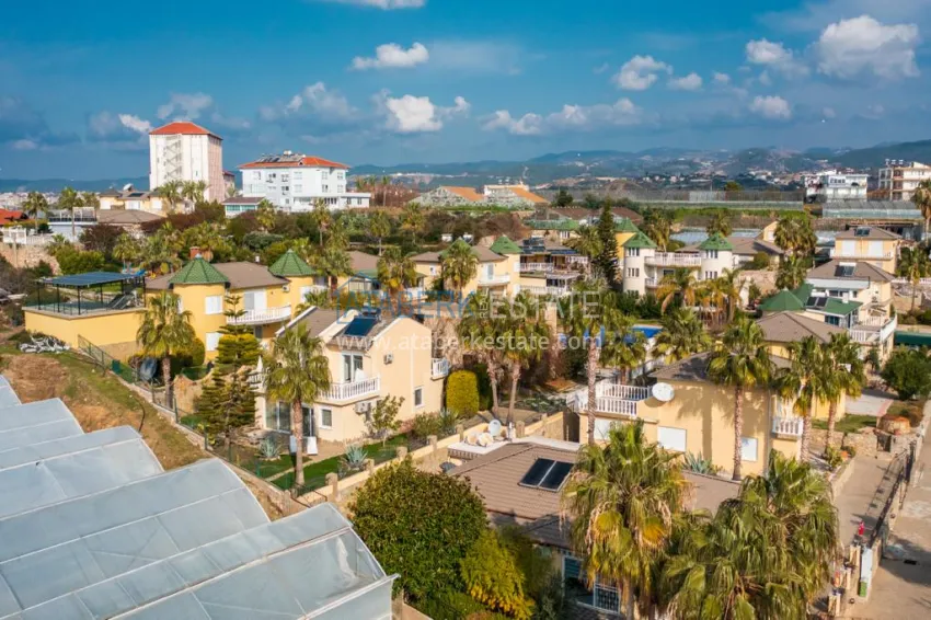 Недвижимость для ВНЖ! Вилла с мебелью в жилом комплексе - Алания, район Конаклы  14 