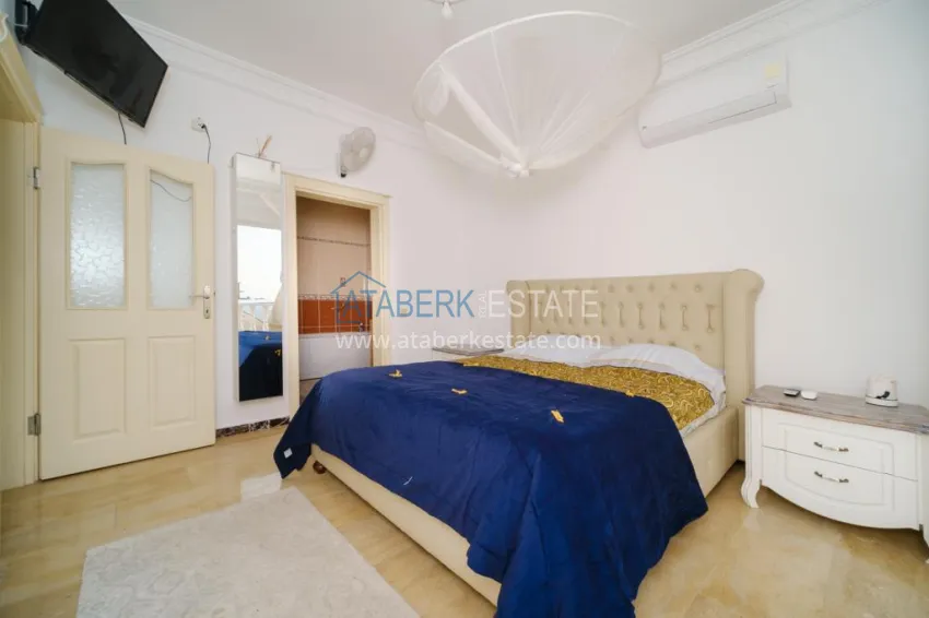 Приобрести Недвижимость для ВНЖ! Вилла с мебелью в жилом комплексе - Алания, район Конаклы  13 