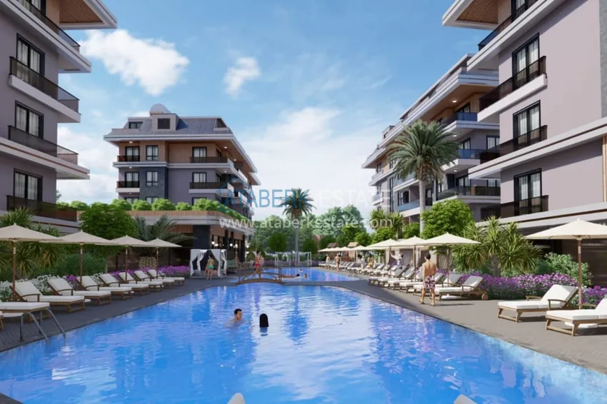 🔥Наш проект! Недорогая инвестиционная недвижимость без посредников на этапе строительства в районе Оба, Алания 13