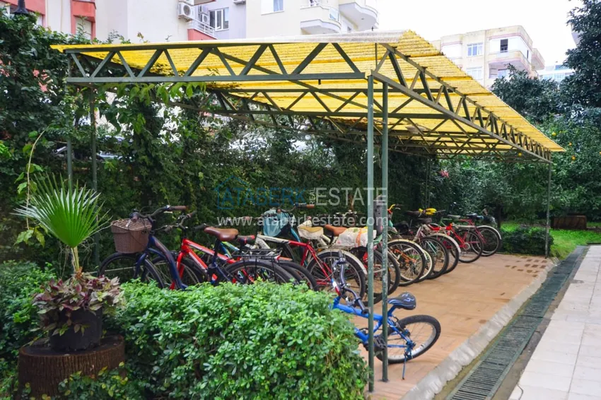 Квартира 1+1 меблированная в жилом комплексе с инфраструктурой, район Махмутлар – Алания  14 