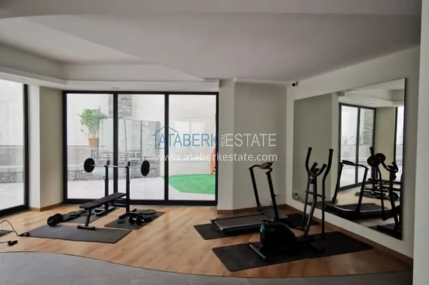 Квартира 1+1 меблированная в комплексе с инфраструктурой, район Тосмур – Алания 13 