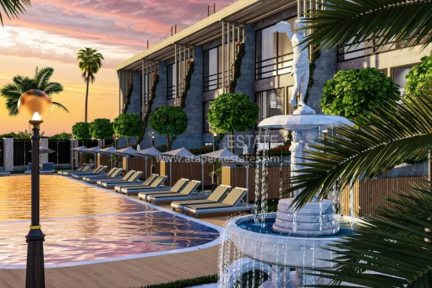 Старт продаж! Квартиры у моря в комплексе премиум-класса на этапе проекта в Эсентепе, Кирения – Северный Кипр 13 