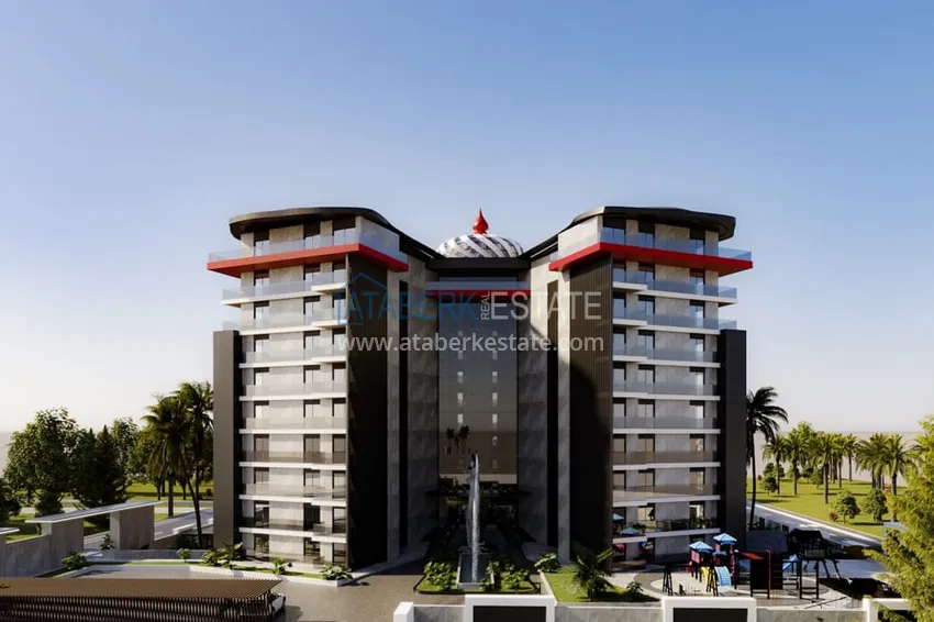 Новый проект шикарного жилого комплекса в Газипаше район Пазарджи 17 