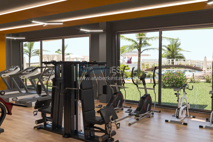 Видовая квартира 1+1 от инвестора с рассрочкой, в комплексе на этапе строительства, район Авсаллар – Алания 14