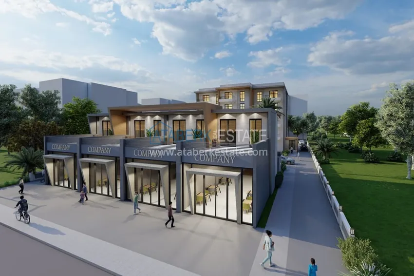 Инвестиционно-привлекательный проект на этапе карандаша в Анталии район Алтынташ 15 