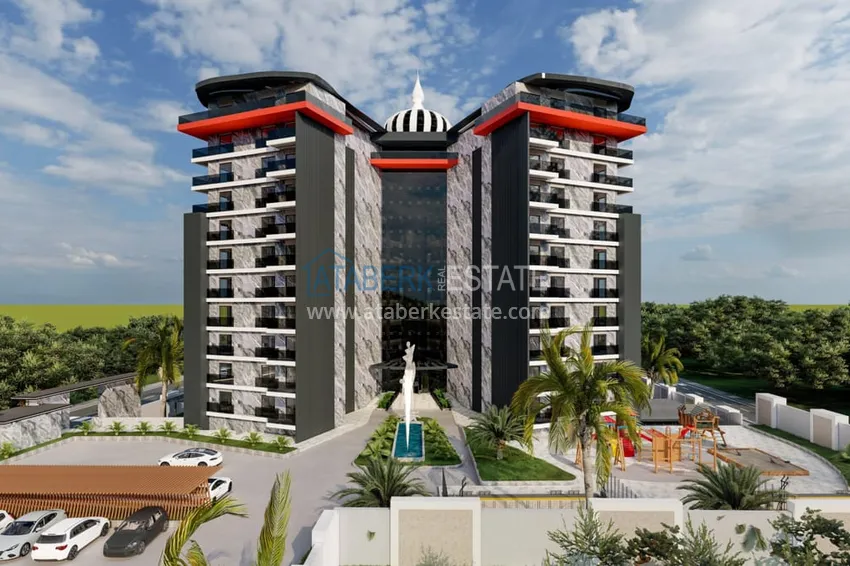 Новый проект шикарного жилого комплекса в Газипаше район Пазарджи 18 