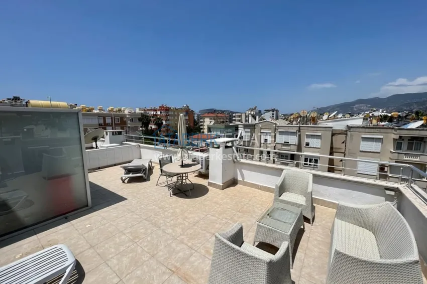 Приобрести Квартира-дуплекс 2+1 с мебелью в Алании район Оба, в 250 метрах от моря 15 