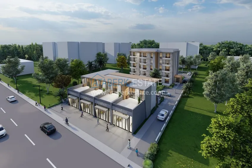 Инвестиционно-привлекательный проект на этапе карандаша в Анталии район Алтынташ 16 