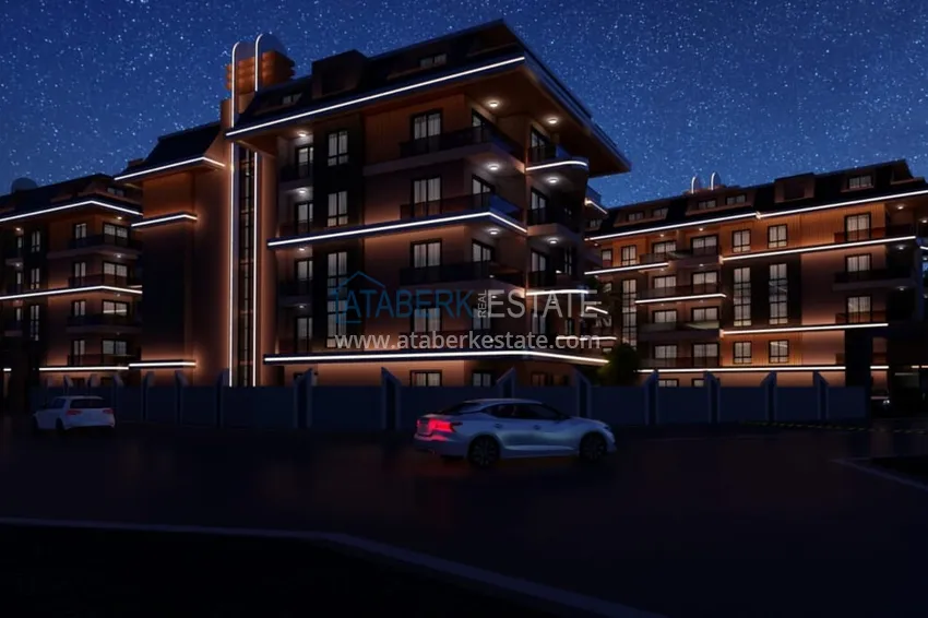 🔥Наш проект! Недорогая инвестиционная недвижимость без посредников на этапе строительства в районе Оба, Алания 17