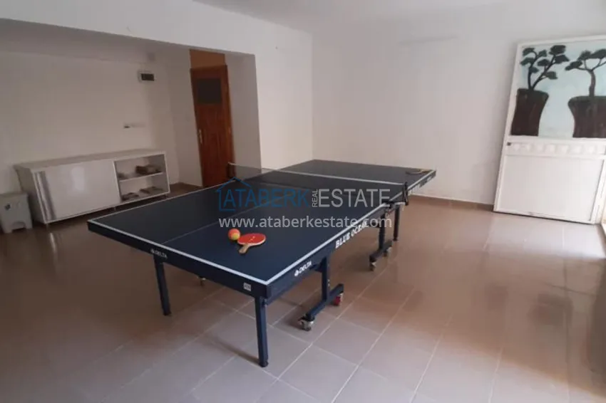 Квартира 1+1 меблированная в жилом комплексе с инфраструктурой, район Махмутлар – Алания  16 