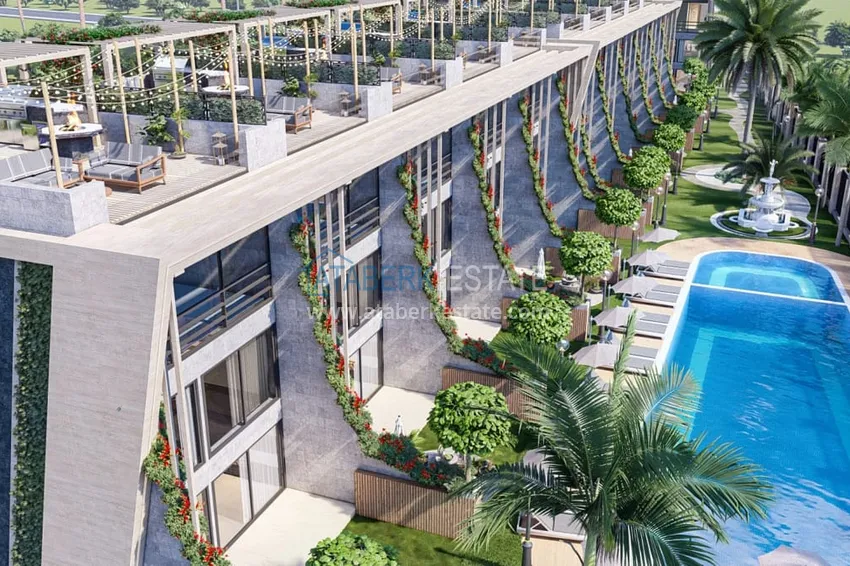 Старт продаж! Квартиры у моря в комплексе премиум-класса на этапе проекта в Эсентепе, Кирения – Северный Кипр 18 