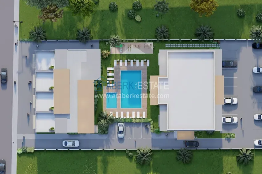 Инвестиционно-привлекательный проект на этапе карандаша в Анталии район Алтынташ 19 