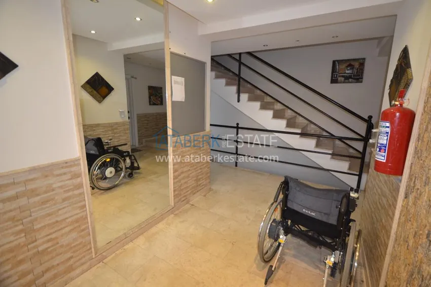 Квартира 1+1 с мебелью и видом на горы в комплексе с инфраструктурой, центр Алании 20 