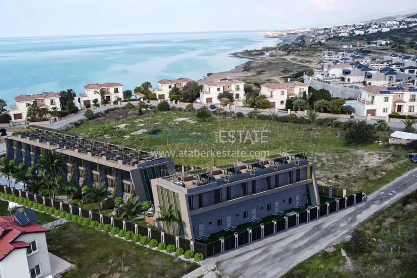Старт продаж! Квартиры у моря в комплексе премиум-класса на этапе проекта в Эсентепе, Кирения – Северный Кипр 1 