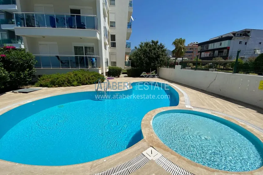 Квартира 1+1 меблированная всего в 200 метрах от берега моря, район Оба – Алания 2 