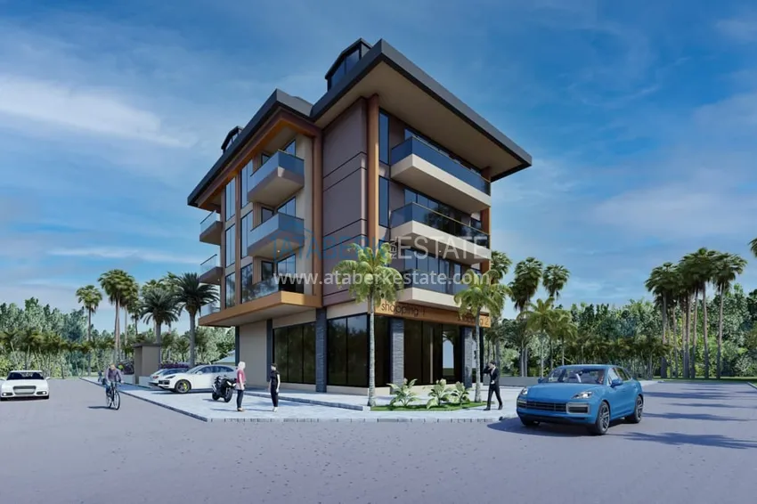 Новый строящейся проект резиденции комфорт-класса в районе Оба, Алания 2 