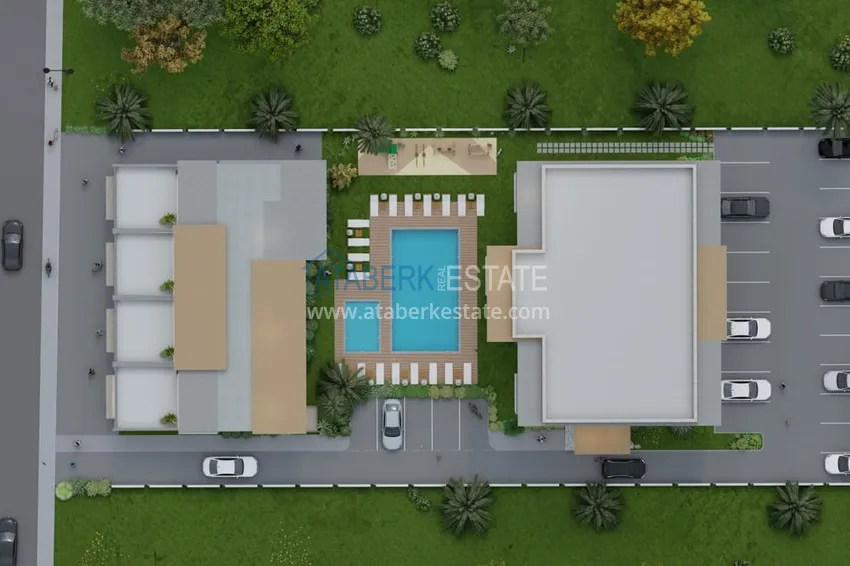 Инвестиционно-привлекательный проект на этапе карандаша в Анталии район Алтынташ 20 